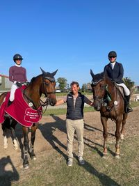 Tina und Jens mit dem neuen Trainer Dirk Klaproth